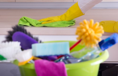 Cleaners Sw18 secure payment area with protected transaction features