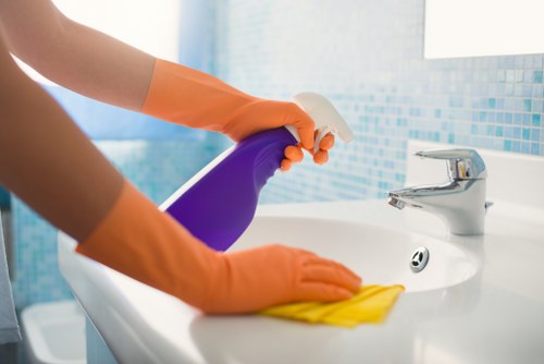 High-touch sanitising and workspace cleaning in SW18 offices